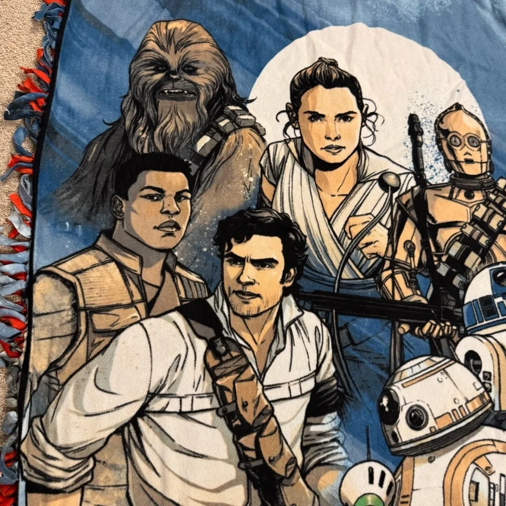 506. Star Wars Character Fleece Blanket (50” x 60”)